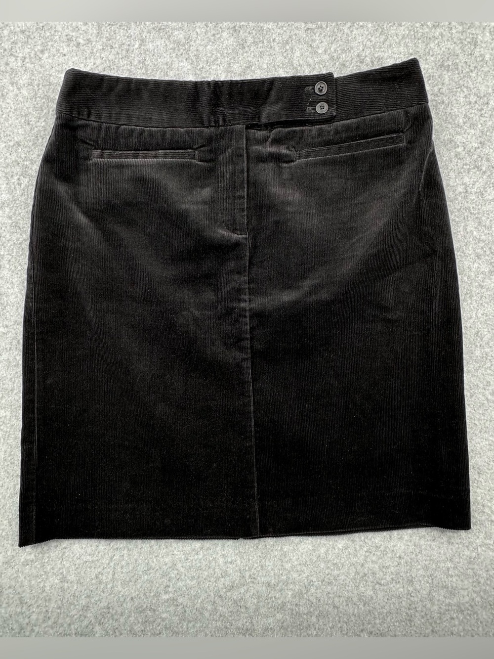 New York & Company Black Corduroy Pencil Skirt - Women’s